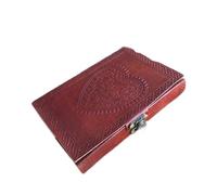 Harrington Marley Leather Journal Heart Chic Blank Diary Notebook Book Brown Sketch Heart Gift Idea Thoughts Pad Art