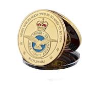 Harrington Marley WW2 Memorial Commemorative Token - Battle of Britain Spitfire | Tribute to The Few | Collector’s Military Souvenir, Luxembourg Veterans