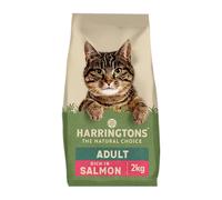 Harringtons Adult Cat Food with Salmon 2kg (Pack of 4)