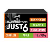 Harringtons Adult Dog Just 6 Wet Multipack - Size: 16x390g