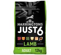 Harringtons Just 6 Complete Grain Free Hypoallergenic Lamb & Veg Dry Adult Dog Food 12kg - With Added Fresh Baked Bites