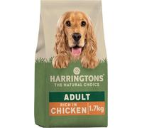 Harringtons Complete Dry Adult Dog Food Chicken & Veg 1.7kg (Pack of 4) - Made with All Natural Ingredients