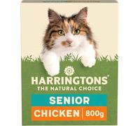 Harringtons Complete Senior Dry Cat Food Chicken 800g (Pack of 5) - Tasty Natural Goodness