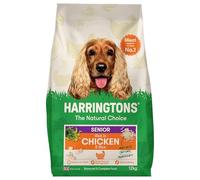 Harringtons Complete Dry Senior Dog Food Chicken & Rice 12kg - Made with All Natural Ingredients (Packaging may vary)