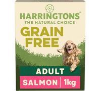 Harringtons Complete Grain Free Hypoallergenic Salmon & Sweet Potato Dry Adult Dog Food 1kg - Made with All Natural Ingredients