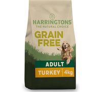 Harringtons Complete Grain Free Hypoallergenic Turkey & Sweet Potato Dry Adult Dog Food 4kg (Pack of 3) - Made with All Natural Ingredients