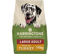 Harringtons Complete Large Breed Dry Adult Dog Food Turkey & Rice 14kg - Made with All Natural Ingredients