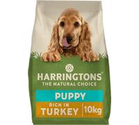 Harringtons Complete Puppy Dry Dog Food Turkey & Rice 10kg - Made with All Natural Ingredients