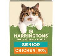 Harringtons Complete Senior Dry Cat Food Chicken 800g (Pack of 5) - Tasty Natural Goodness