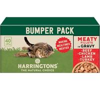 Harringtons Complete Grain-free Adult Cat - Meaty Selection in Gravy - Bumper Pack: 40 x 85g