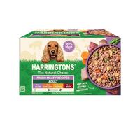 Harringtons Complete Wet Adult Dog Food Trays Meaty Pack 16x400g