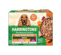 Harringtons Complete Wet Tray Grain Free Hypoallergenic Adult Dog Food Mixed Pack 6x400g - Chicken, Salmon, Turkey & Duck - Made with All Natural Ingredients