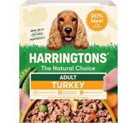 Harringtons Complete Wet Adult Dog Food Trays Turkey & Potato 8x400g