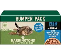 Harringtons Complete Grain-free Adult Cat - Fish Selection in Jelly - Bumper Pack: 40 x 85g