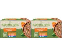Harringtons Complete Wet Tray Grain Free Hypoallergenic Adult Dog Food Mixed Bumper Pack 16x400g - Chicken, Salmon, Turkey & Duck - Made with All Natural Ingredients, Packaging May Vary (Pack of 2)