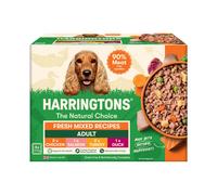 Harringtons Complete Wet Tray Grain Free Hypoallergenic Adult Dog Food Mixed Pack 6x400g - Chicken, Salmon, Turkey & Duck
