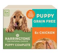 Harringtons Complete Wet Tray Grain Free Hypoallergenic Puppy Food 6 x 380g
