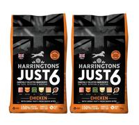 Harringtons Dog Just 6 Chicken & Veg Grain Free Dog Food 12kg x 2 - BULK OFFER