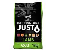 Harringtons Just 6 Complete Grain Free Hypoallergenic Lamb & Veg Dry Adult Dog Food 12kg - With Added Fresh Baked Bites