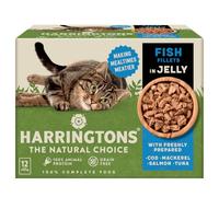 Harringtons Fish Fillets in Jelly for Cats - 12 x 85g