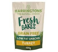Harringtons Fresh Bakes Grain Free Low Fat Lean Turkey Dog Treats 100g (Pack of 7) - Gently Oven Baked