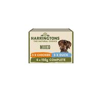 Harringtons Grain Free Wet Dog Food Mixed Flavours 6x150g, Pack of 4