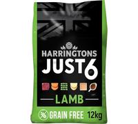 Harringtons Just 6 Complete Grain Free Dry Adult Dog Food Baked Bite Meat Pellet