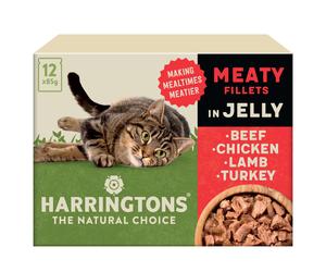 Harringtons Meaty Fillets in Jelly for Cats - 12 x 85g