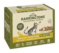 Harrington's Poultry in Gravy Wet Adult Cat Food Multipack 12 x 85g