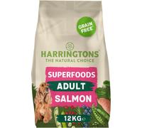 Harringtons Superfoods Complete Grain Free Hypoallergenic Salmon with Veg Dry Adult Dog Food 12kg - Made with All Natural Ingredients