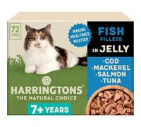 Harringtons Wet Cat Senior Fish in Jelly 6x12x85g