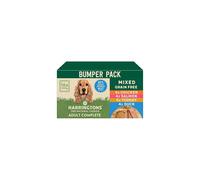 Harringtons Wet Mixed Bumper Pack 16x400g - Grain-Free, 4 Flavours: Turkey, Salmon, Chicken & Duck - Made in the UK