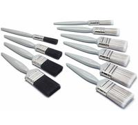 Harris Essentials Walls & Ceilings and Woodwork 10 Pack, 0, 1 x 1.5, 1 x 2 Gloss 1 x 0.5, 1 x 1, 2 x 1.5, 2X 2 Emulsion Paint Brushes