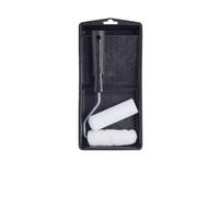 Harris 101092201 Essentials Mini Roller Set for Walls & Ceilings with Tray and Frame, 4” Emulsion & Gloss Roller Sleeves