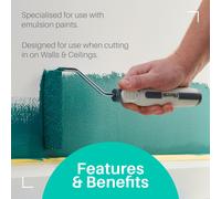 Harris 102012205 Seriously Good Walls & Ceilings Medium Pile Mini Roller Sleeves Set, 4"
