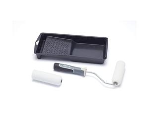 Harris 103022202 Ultimate Woodwork Mini Gloss Roller Set with Tray and Frame, 4"