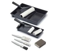 Harris 11 Piece Decorating Set Roller & Paint Brush Painting Gloss Emulsion Tool