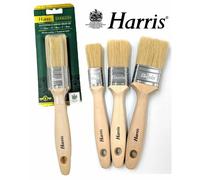 Harris 3pc Varnish Paint Brush Set Pure Bristle Wood Stain Oil Brushes 1" 1/2 2"