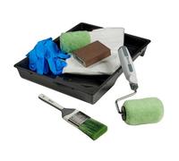 Harris 8 Piece Shed, Fence And Decking Painting Kit Garden Timber Wood Work