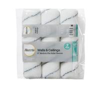 Harris Seriously Good Medium Pile Replacement Roller Sleeves, Set of 3, 9in