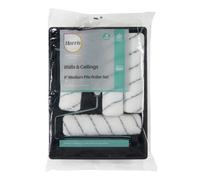 Harris 9" Paint Roller Tray Set 3 Spare Refill Sleeves