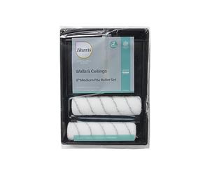 Harris 9in Twin Medium Pile Roller Set Kit 9in W&C