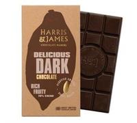 Harris and James Delicious Dark Chocolate Bar 86g