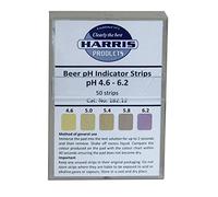 Harris Beer pH Test Strips Pack of 50 Strips Colour ranges are 4.6 to 6.2