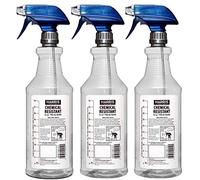 HARRIS Chemically Resistant Professional Empty Spray Bottles, 32oz (3-Pack), for Cleaning Solutions and Water