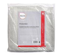 Harris Double Protection Cotton Dust Paint Sheet 12 x 9 (3.6m x 2.7m) Reusable