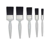 Harris Essentials Gloss Paint Brush Set - Pack Of 5 - Premium Paint Brushes - 25mm, 38mm & 50mm For Smooth Gloss & Enamel Finishes