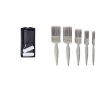 Harris Essentials Mini Roller Set, Tray, Frame, 4" Sleeves, Brush Set