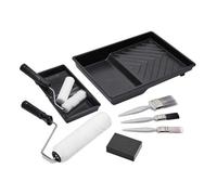 Harris Essentials Paint Roller & Tray Set (Pack Of 11) Black/white (One Size)