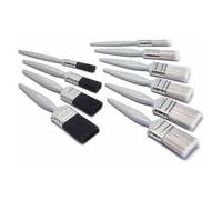 Harris Essentials Wall, Ceiling & Gloss Paint Brush Set - Pack Of 10 - Mixed Sizes - Paint Brushes For Emulsion & Gloss Paints